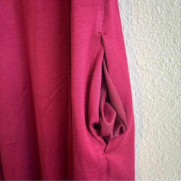 NWT Tommy Bahama Red Darcy Fit and Flare Dress Front Zipper Beet Red W Pockets S - Picture 8 of 10